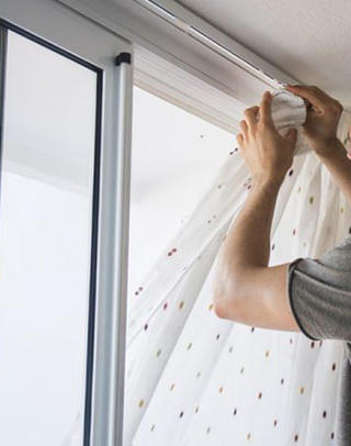 电动窗帘的安装方法